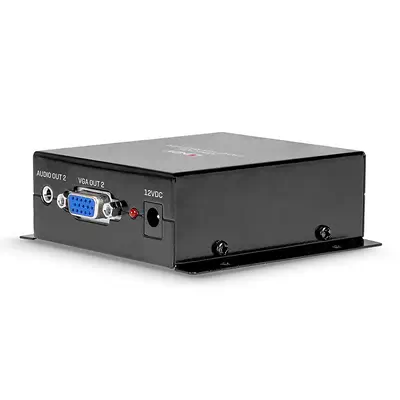 Lindy Récepteur VGA Cat.6 2 ports, 300m - Connectique - visuel 5