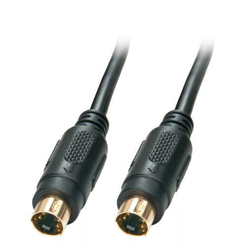 Revendeur officiel Câble Audio LINDY S-VHS-Cable s-VHS Mini-DIN male/male 2m Gold