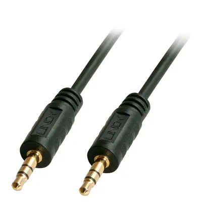 Lindy Câble audio Premium 2 x jack mâle 3,5mm, 2m - Connectique - visuel 1
