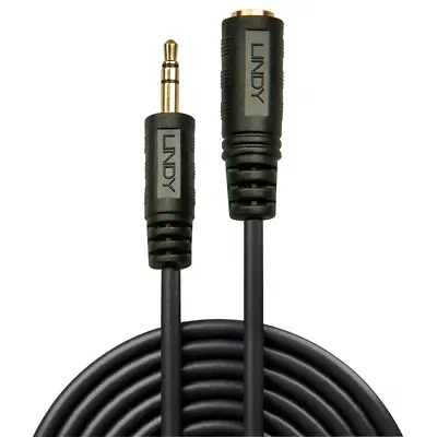 LINDY Audio Extension 3.5mm Stereo 3m 3.5mm St.Jack m/f - Lindy - Câble Audio - visuel 2