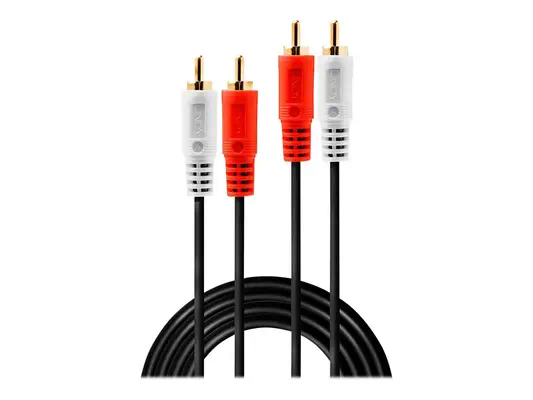 LINDY Audio Cable 2xPhono Stereo 2m 2xRCA Jack male / - Lindy - Câble Audio - visuel 1