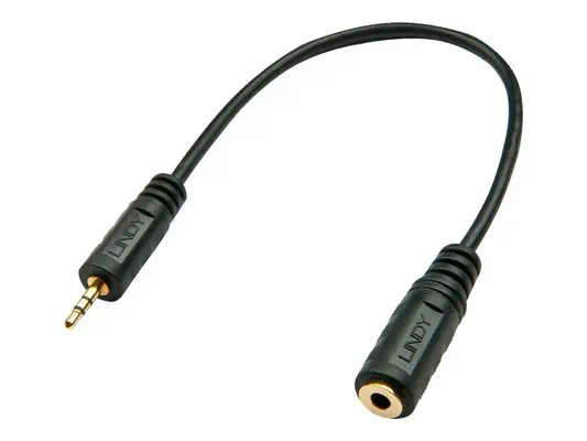 LINDY Audio Adapter Cable 2.5M/3.5F 20cm-Kabel 2.5mm - Lindy - Câble Audio - visuel 1
