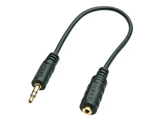 LINDY Audio Adapter Cable 3.5mm Male / 2.5mm Female - Lindy - Câble Audio - visuel 1