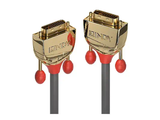 LINDY 3m DVI-D Dual Link Cable Gold Line Digital Dual Link - Lindy - Câble Audio - visuel 1