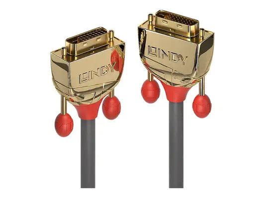 LINDY 5m DVI-D Dual Link Cable Gold Line Digital Dual Link - Lindy - Câble Audio - visuel 2