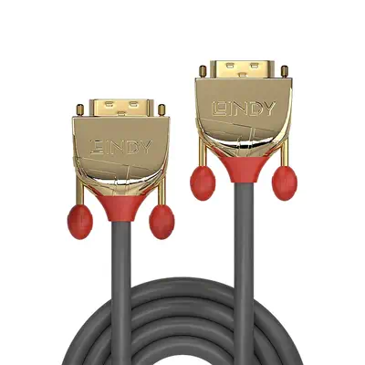 Lindy Câble DVI-D Dual Link, Gold Line, 7.5m - Connectique - visuel 2