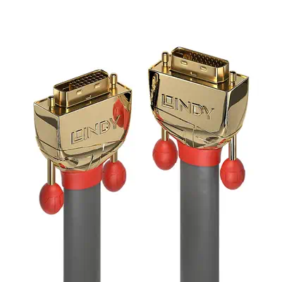 Lindy Câble DVI-D Dual Link, Gold Line, 15m - Connectique - visuel 1