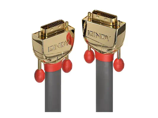 LINDY 20m DVI-D Dual Link Cable Gold Line Digital Dual Link - Lindy - Câble Audio - visuel 1
