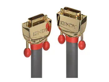 Livraison gratuite LINDY 20m DVI-D Dual Link Cable Gold Line Digital Dual Link