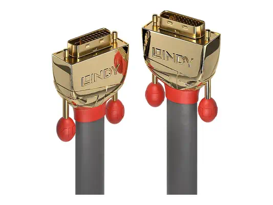 LINDY 20m DVI-D Dual Link Cable Gold Line Digital Dual Link - Lindy - Câble Audio - visuel 2