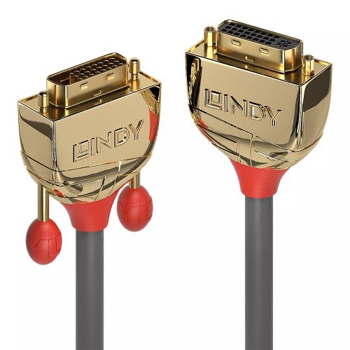 Achat LINDY 2m DVI-D Dual Link extension cable Gold Line 24+1 et autres produits de la marque Lindy