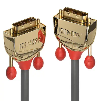 Lindy Câble DVI-D Single Link, Gold Line, 20m - Connectique - visuel 1