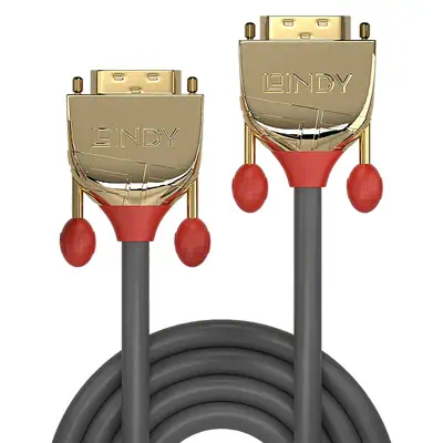 Lindy Câble DVI-D Single Link, Gold Line, 20m - Connectique - visuel 2