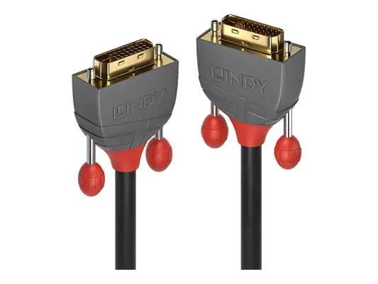 LINDY Câble DVI-D Dual Link Anthra Line 2m - Lindy - Câble Audio - visuel 2