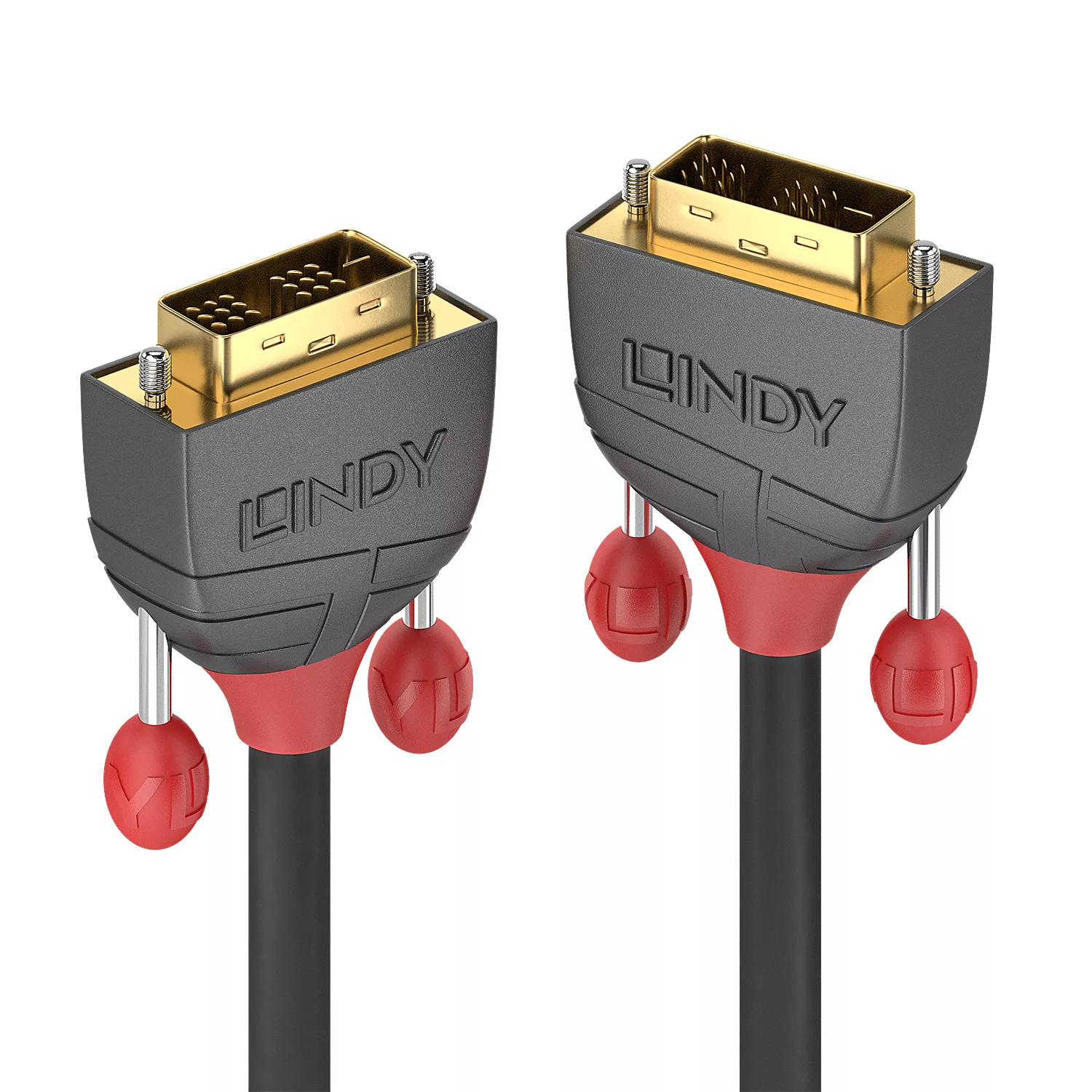 Revendeur officiel LINDY 15m DVI-D Cable M/M Anthra Line DVI-I 18+5 Single