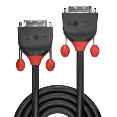 Lindy Câble DVI-D Dual Link, Black Line, 1m - Connectique - visuel 2