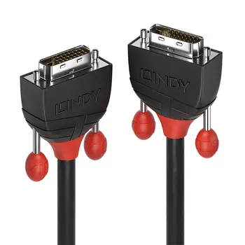 Meilleur prix Lindy Câble DVI-D Dual Link, Black Line, 1m