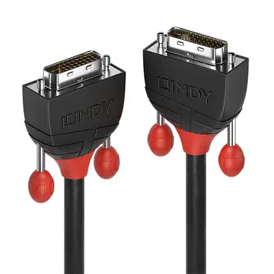 LINDY 5m DVI-D Dual Link Cable Black male / male - Lindy - Câble Audio - visuel 1