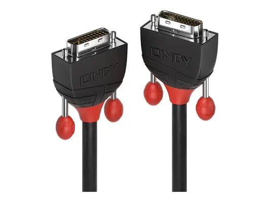 LINDY 5m DVI-D Dual Link Cable Black male / male - Lindy - Câble Audio - visuel 2