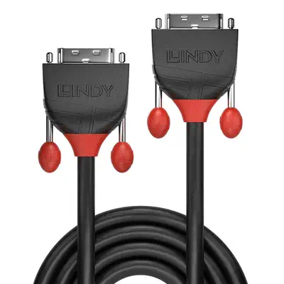 Lindy Câble DVI-D Single Link, Black Line, 1m - Connectique - visuel 2