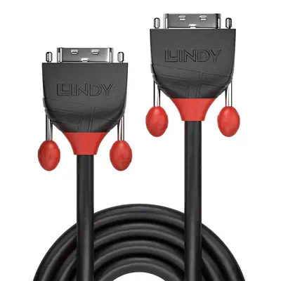 Vente LINDY 3m DVI-D Single Link Cable Black Line Lindy au meilleur prix - visuel 2