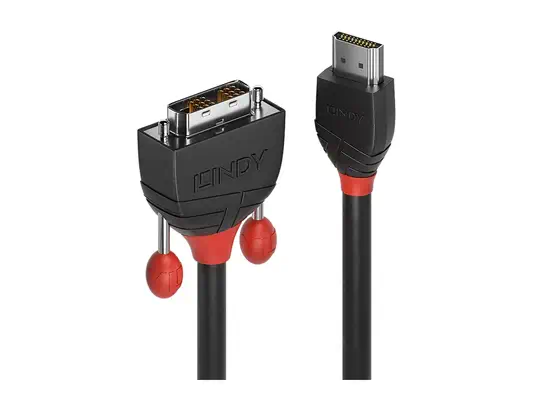 LINDY Câble HDMI vers DVI-D Black Line 10m - Lindy - Câble Audio - visuel 1