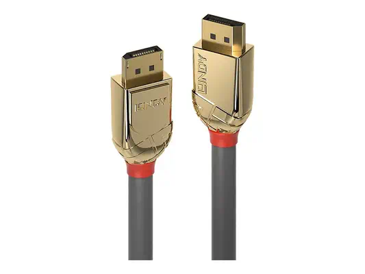 LINDY 3m DisplayPort Cable Gold Line Resolution: 4096x2160 - Lindy - Câble Audio - visuel 2