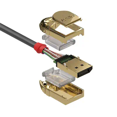 Achat LINDY 5m DisplayPort Cable Gold Line Resolution: 4096x2160 sur hello RSE - visuel 3