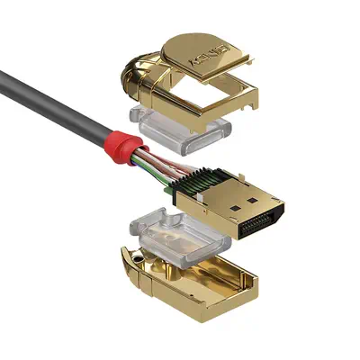 Lindy Câble DisplayPort 1.2, Gold Line, 15m - Connectique - visuel 3