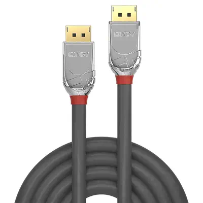 Lindy Câble DisplayPort 1.4, Cromo Line, 1m - Connectique - visuel 2