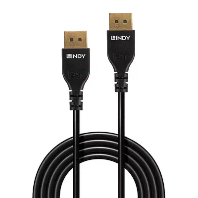 Vente LINDY 2m DisplayPort 1.4 Cable Slim DP male Lindy au meilleur prix - visuel 2