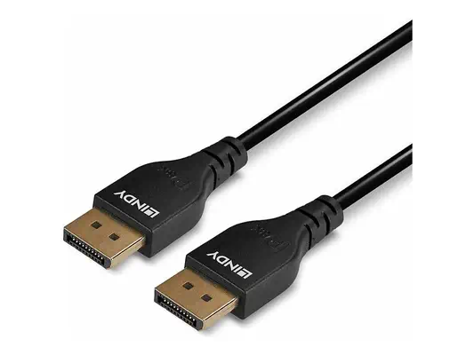 LINDY 2m DisplayPort 1.4 Cable Slim DP male to DP male - Lindy - Câble Audio - visuel 2