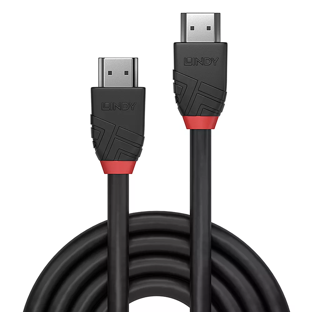 Vente LINDY Câble HDMI High Speed Black Line 1m Lindy au meilleur prix - visuel 2