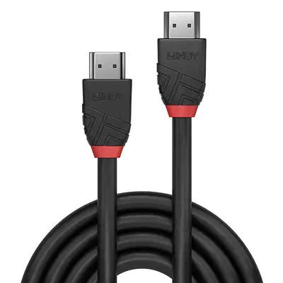LINDY Câble HDMI High Speed Black Line 2m - Lindy - Câble Audio - visuel 2