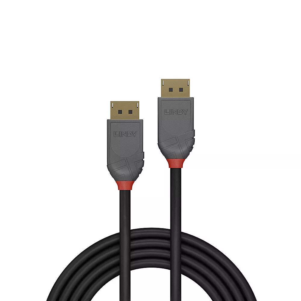 Vente LINDY Câble DisplayPort 1.4 Anthra Line 2m Lindy au meilleur prix - visuel 2
