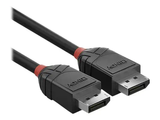 LINDY 0.5m DisplayPort 1.2 Cable Black Line - Lindy - Câble Audio - visuel 2