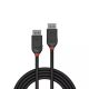 Vente LINDY 0.5m DisplayPort 1.2 Cable Black Line Lindy au meilleur prix - visuel 2