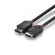 Vente LINDY 0.5m DisplayPort 1.2 Cable Black Line Lindy au meilleur prix - visuel 8