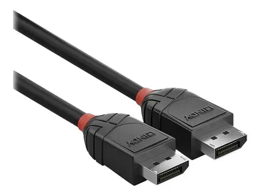 LINDY Black Line Video Cable DP 1.2 DP-DP M-M 1.5m black - Lindy - Câble Audio - visuel 2