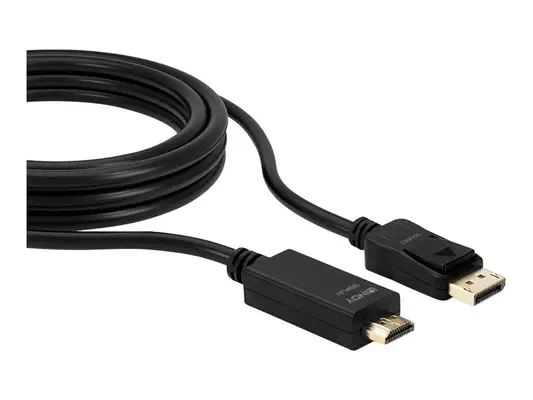 LINDY Câble DisplayPort vers HDMI 4K30 DP:passif 3m - Lindy - Câble Audio - visuel 3