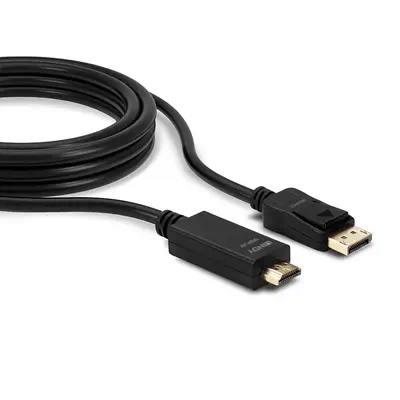LINDY Câble DisplayPort vers HDMI 4K30 DP:passif 3m - Lindy - Câble Audio - visuel 3