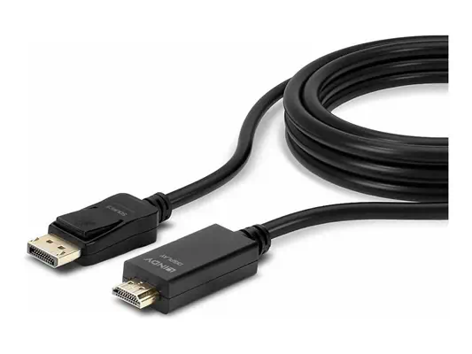 LINDY Câble DisplayPort vers HDMI 4K30 DP:passif 5m - Lindy - Câble Audio - visuel 2