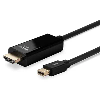 LINDY Câble Mini DisplayPort vers HDMI 4K30 DP:passif 2m - Lindy - Câble Audio - visuel 5