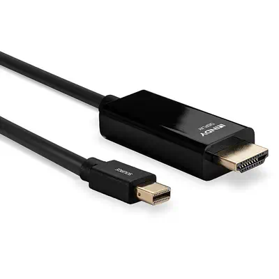 LINDY Câble Mini DisplayPort vers HDMI 4K30 DP:passif 2m - Lindy - Câble Audio - visuel 3