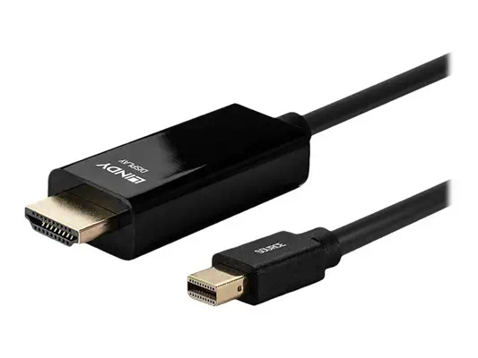 LINDY Câble Mini DisplayPort vers HDMI 4K30 DP:passif 3m - Lindy - Câble Audio - visuel 1