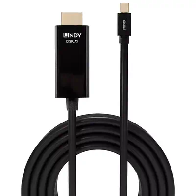 Vente LINDY Câble Mini DisplayPort vers HDMI 4K30 DP:passif Lindy au meilleur prix - visuel 2