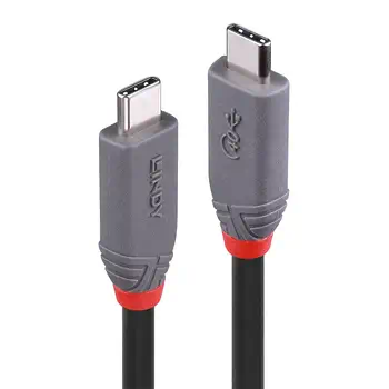Vente LINDY 0.8m USB 4 Type C Cable Anthra Line au meilleur prix