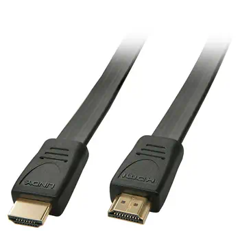 Vente LINDY HDMI HighSpeed Flat Cable 0.5m HDMI 2.0/HDTV and au meilleur prix