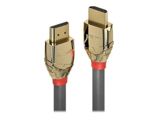 LINDY 1m Ultra High Speed HDMI Cable Gold Line - Lindy - Câble Audio - visuel 1