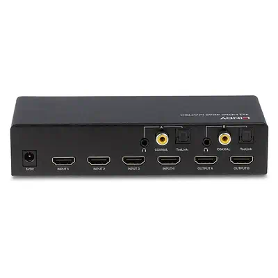 Lindy Matrice HDMI 4x2 4K60 - Connectique - visuel 2